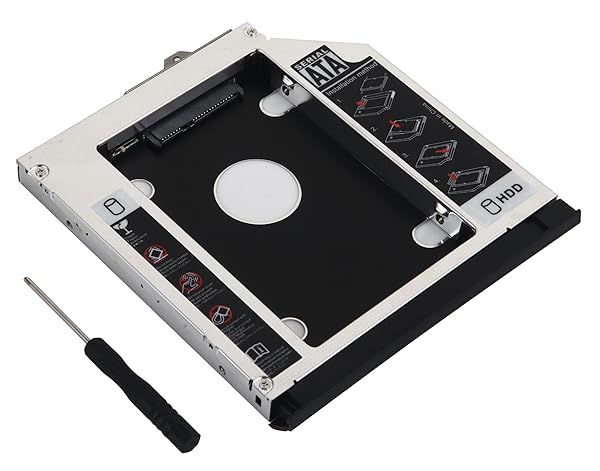 DY-tech Hard Drive Enclosure Caddy for HP Elitebook 8560w 8570w 8760w 8770w with Faceplate Bezel and Mounting Bracket
