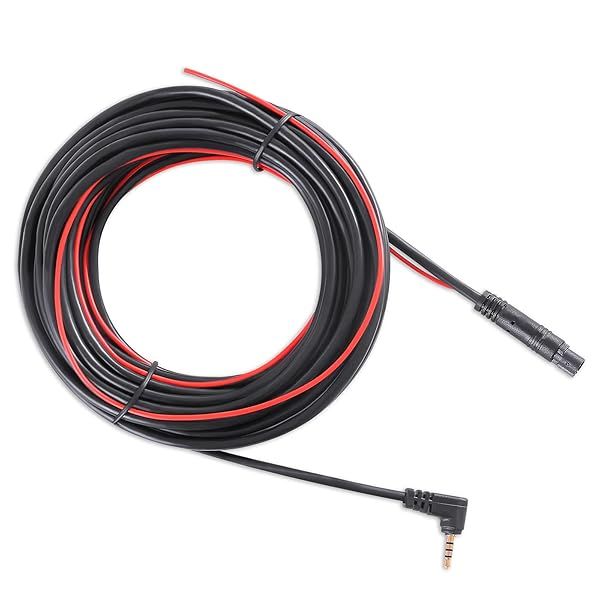 Pixelman Dash Cam Rear Camera Cable 23 Ft 5-Pin to 2.5mm Male Plug Wire for Car Recorder and Backup for Pickup Trucks RV SUV Bus