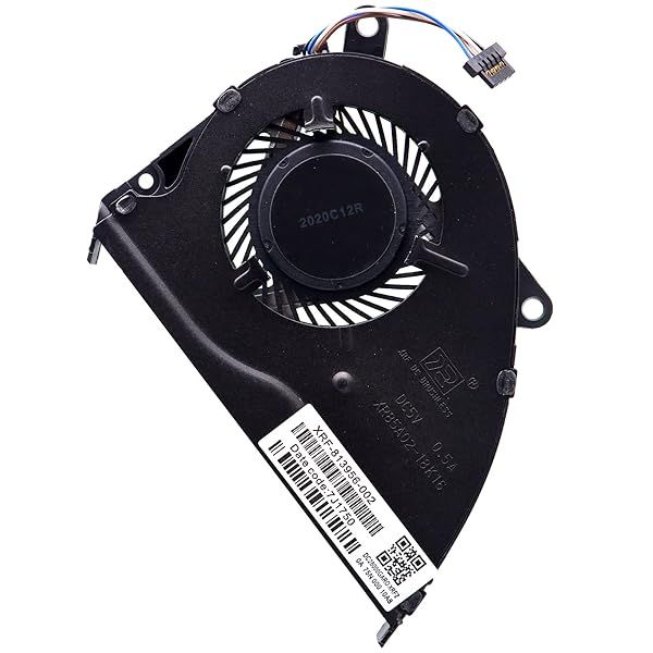 Deal4GO L26368-001 CPU Cooling Fan Replacement for HP 14-CE Series - Black, Integrated GPU UMA Edition