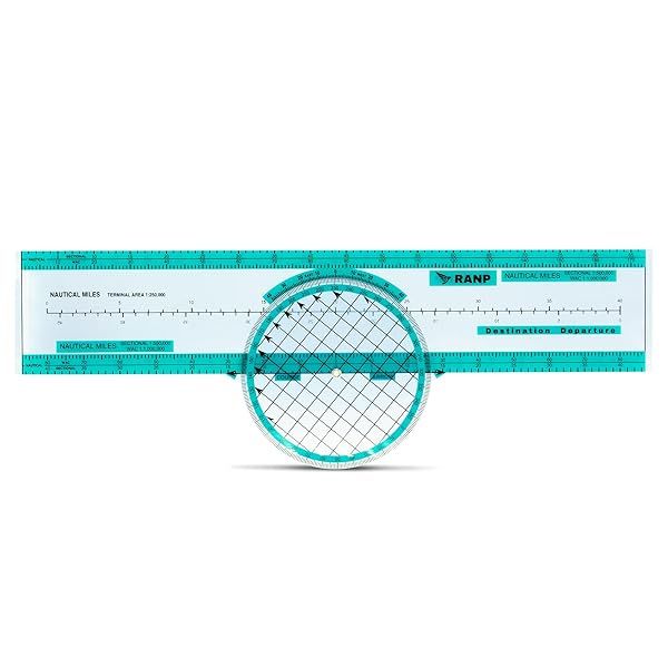 Destination Departure Aviation Plotter Slide Rule Flight Computer for Pilots VFR IFR Navigation Ruler Student Accessories