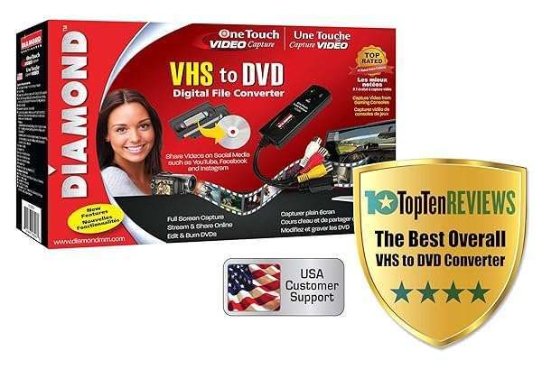 Convert VHS to Digital with Diamond VC500: Easy DVD Converter for Windows 7-11
