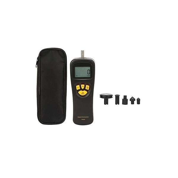 High-Precision LCD Handheld Tachometer 0.5-19999 RPM | Digital Tester with Backlight & Data Hold Functions