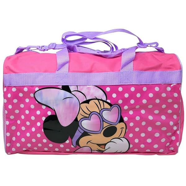 Shop Disney Girls' Pink Medium Duffel Bag - Perfect for Travel & Play!