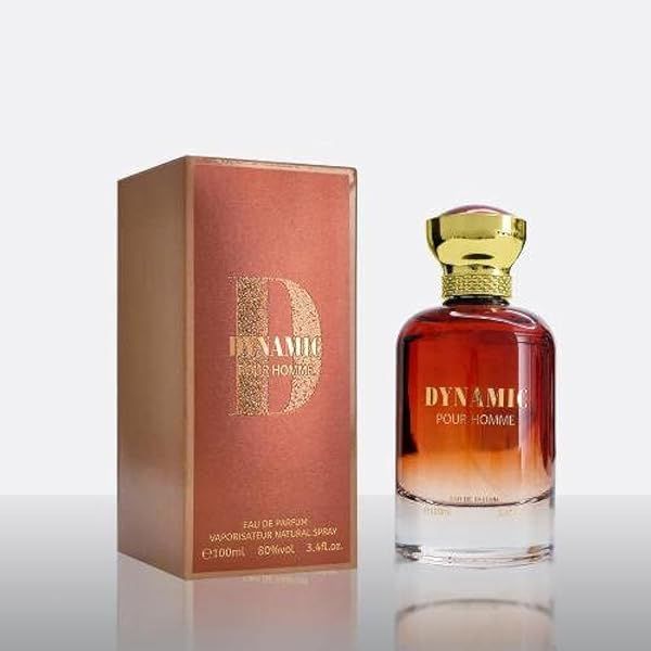 Dynamic Pour Homme 3.4 oz Eau De Parfum Spray - Long-Lasting Fragrance for Men