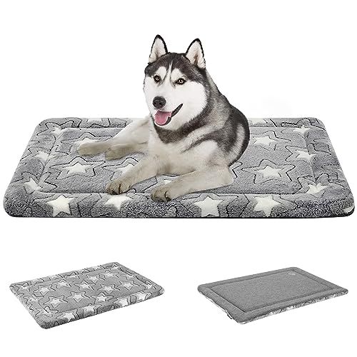 EMPSIGN Reversible Dog Bed Mat - Machine Washable Crate Pad for All Dog Sizes (Cool & Warm) - Perfect for Comfort & Style