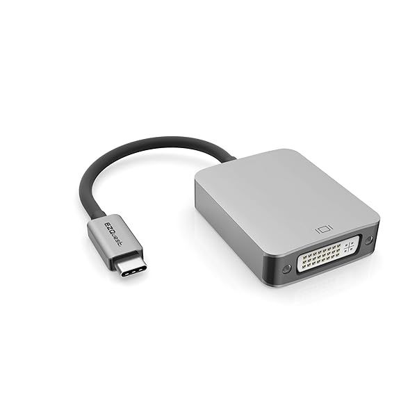 EZQuest USB-C to DVI Adapter for MacBook, Pro & Air - Fast, Reliable Connection