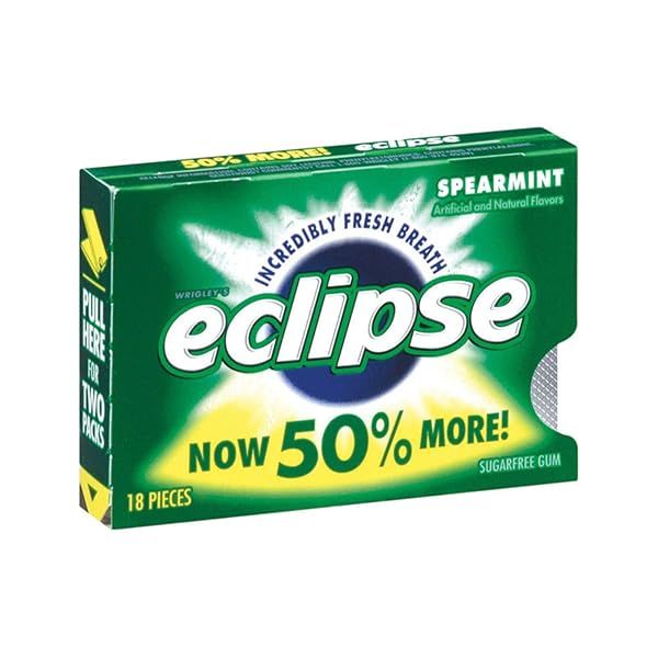 Buy Eclipse Spearmint Sugar-Free Gum - Single Pack for Fresh Breath & Long-Lasting Flavor