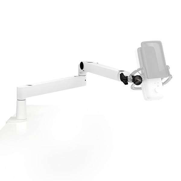 Elgato Wave Mic Arm LP White: Premium Low Profile Microphone Arm for Podcasting, Streaming & Gaming