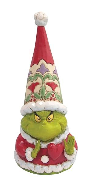 Shop Enesco Jim Shore Grinch Gnome Figurine - 7.25 Inch Multicolor Heart Design