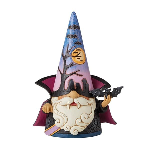 Enesco Jim Shore Halloween Vampire Gnome Figurine - 7 Inch Multicolor Collectible