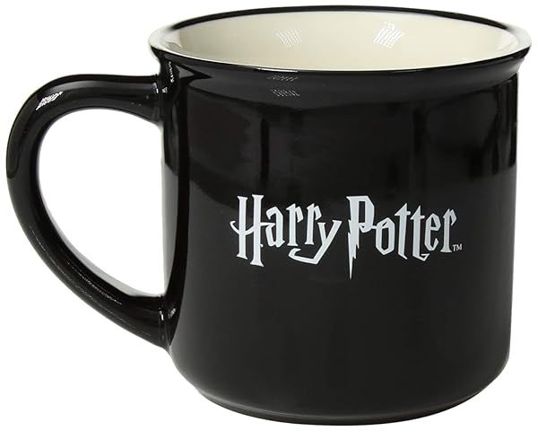Enesco Harry Potter Magic Spell Black 16oz Ceramic Camper Mug - Perfect Gift for Fans!
