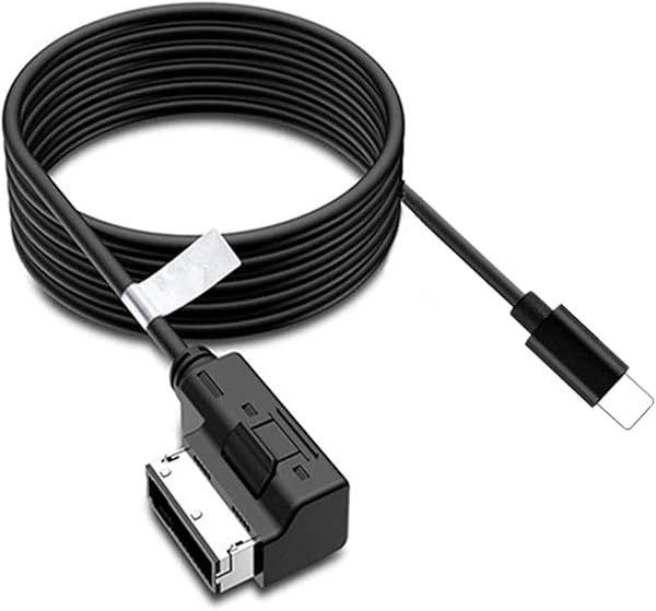 FCOUIID 2-in-1 AMI Music Interface & Aux Adapter for MB COMAND-APS NTG4.5 - Compatible with iPhone 14, 13, 12 Pro Max, XS Max, XR