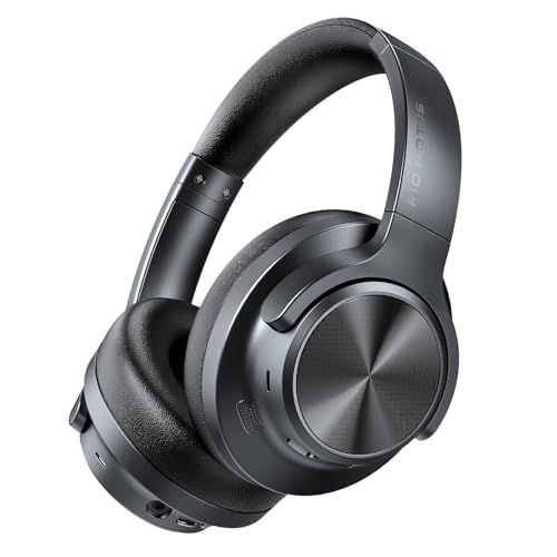 FIO MOTUS Wireless Noise Cancelling Headphones with 130H Playtime Hi-Res Sound Custom EQ Deep Bass Comfort Fit for Travel and Home Office