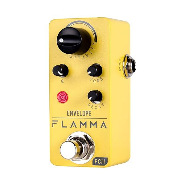FLAMMA FC11 Auto Wah Pedal: True Bypass Envelope Filter for Guitar & Bass Effects
