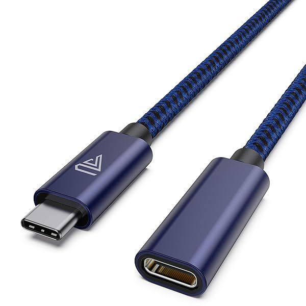 Faracent USB Type C Extension Cable 6Ft USB 3.1 Male to Female Braided Data Cord for MacBook Air iPad Pro Surface Samsung Galaxy