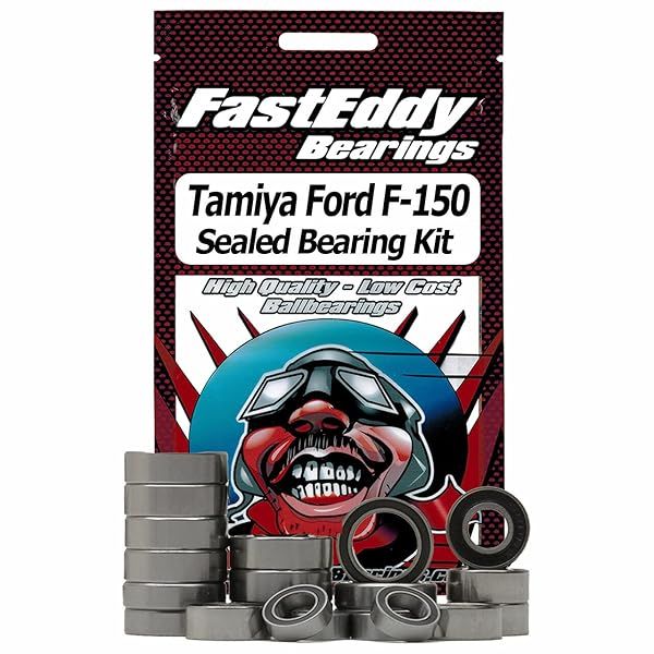 FastEddy Bearings Sealed Kit for Tamiya Ford TA-02T High Performance Upgrade