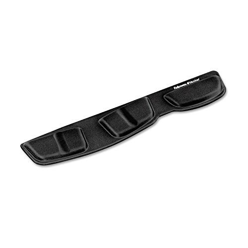 Fellowes Keyboard Palm Support with Microban Protection - Foam Comfort in Black (9182801)
