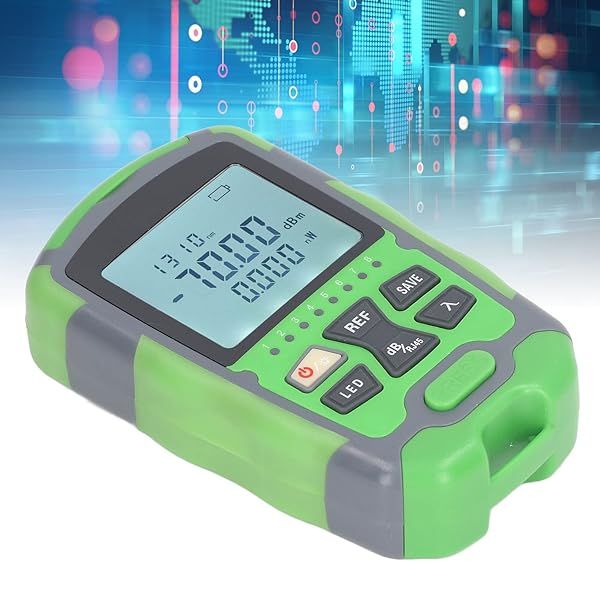 Fiber Optic Tool Kit with Power Meter FC LC Adapter Portable Optical Tester Multimeters for Fast and Accurate Fiber Testing