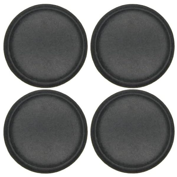 Fielect 4pcs Speaker Dust Cap 45mm Subwoofer Paper Dome Coil Cover Caps for Enhanced Sound Protection