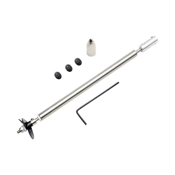 Fielect Drive Shaft with Propeller and Universal Joint for RC Boat 200mm Shaft 150mm Sleeve 36mm Propeller Compatible with 3.17mm Motor Shaft