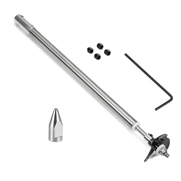 Fielect Drive Shaft with Propeller and Universal Joint for RC Boat 200mm Shaft 150mm Sleeve 36mm Propeller Compatible with 5mm Motor Shaft