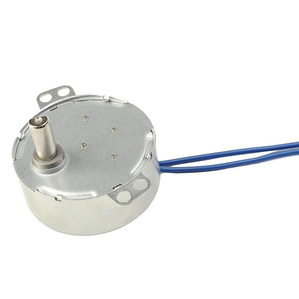 Fielect Synchronous Motor AC 110V 5-6RPM Turntable Motor CW CCW Direction 4W TYC-50 D Shaft for Efficient Performance