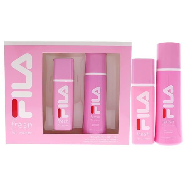 Fila Fragrance Gift Set for Women - Long Lasting, Refreshing Scent & Trendy Portable Design - Perfect 2 Pc Body Mist Set