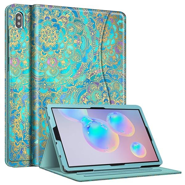 Fintie Case for Samsung Galaxy Tab S6 10.5" 2019 (Model SM-T860/T865/T867), Multi-Angle Viewing Stand Cover Auto Wake/Sleep, Shades of Blue