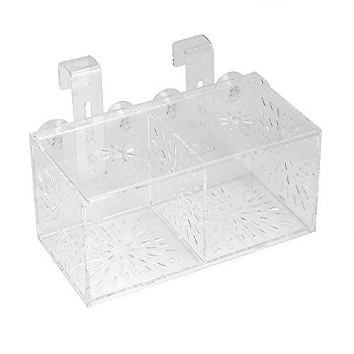 Premium Acrylic Fish Breeder Box - Isolation Hatchery Incubator for Healthy Fish (B-20x10x10cm)