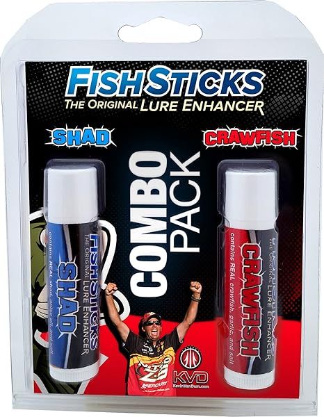 Boost Your Fishing Game: KVD Fish Sticks Lure Enhancer Freshwater Combo Pack