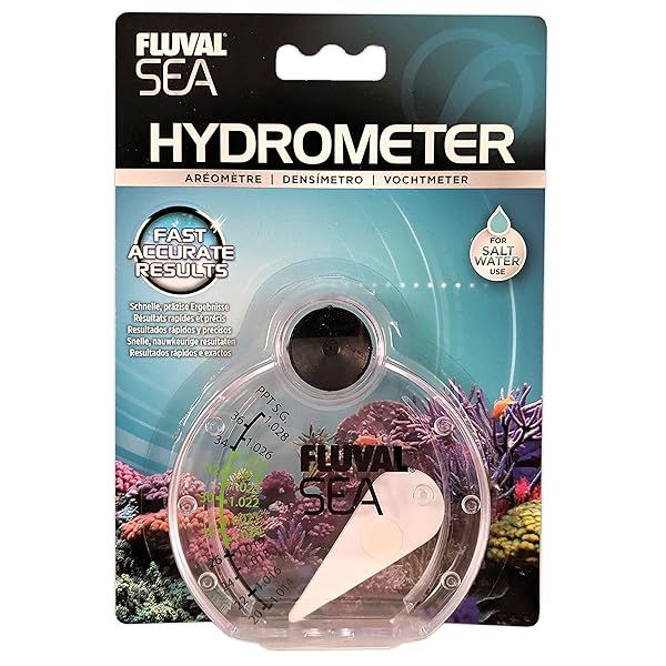 Fluval Sea Hydrometer Medium for Accurate Aquarium Water Measurement