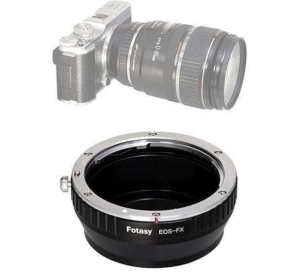 Fotasy EF to Fuji X Mount Adapter: Compatible with X-Pro, X-T Series & More