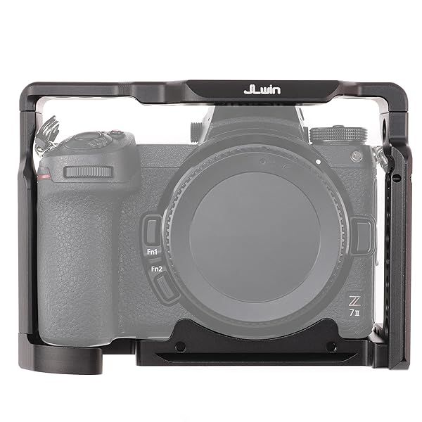 Fotga Camera Cage Video Stabilizer for Nikon Z5 Z6 Z7 Z6II Z7II with Cold Shoe and Multiple Screw Holes for Enhanced Filmmaking