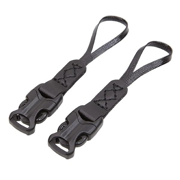 FotoTech 2 Pack Quick Release QD Loop Connector for Camera Neck Strap Compact and Point and Shoot Cameras Style C