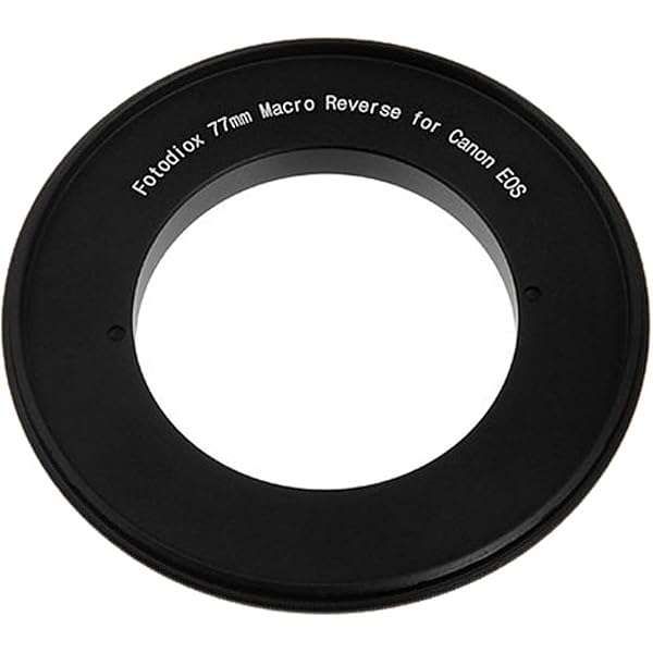 Fotodiox 77mm Macro Reverse Mount Adapter for Canon EOS: Enhance Your Photography