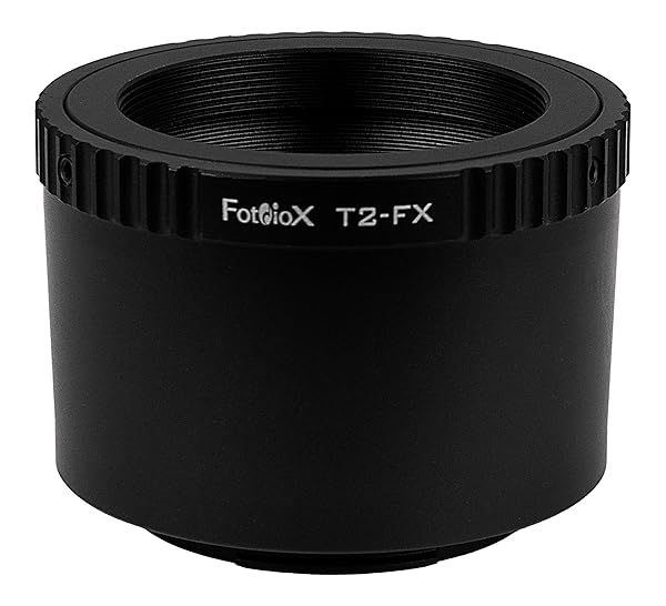 Fotodiox T-Mount Lens Adapter for Fuji X-Mount Cameras - Compatible with T/T-2 Screw Mount SLR Lenses