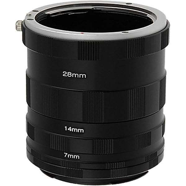 Fotodiox Macro Extension Tube Set for Sony A-Mount Cameras - Perfect for Extreme Macro Photography