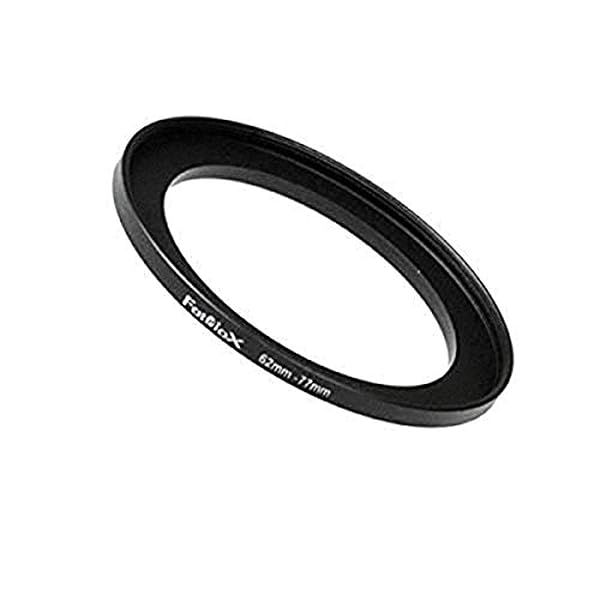 Fotodiox Metal Step Up Ring, Anodized Black Metal 62mm-77mm, 62-77 mm