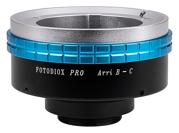Fotodiox Pro Lens Mount Adapter for Arri Bayonet Lenses to C-Mount Cameras - 16mm & 35mm Compatibility