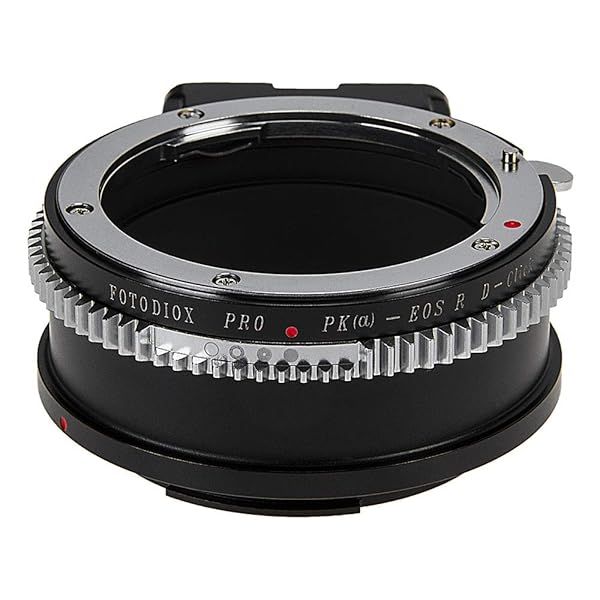 Fotodiox Pro Lens Mount Adapter for Pentax K AF DSLR Lenses to Canon RF Mirrorless Cameras