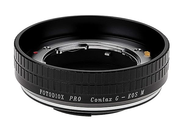 Fotodiox Pro Lens Mount Adapter: Contax G to EOS M EF-M Camera Compatibility