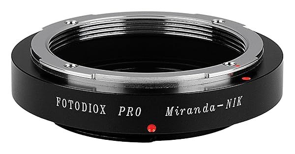 Fotodiox Pro Lens Mount Adapter: Miranda Lens to Nikon F-Mount DSLR Compatibility