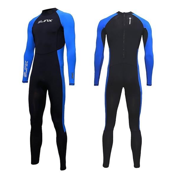 Full Body Dive Wetsuit for Men and Women UV Protection Long Sleeve Swimwear for Snorkeling Surfing Scuba Diving Kayaking and Canoeing
