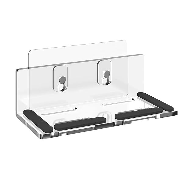 GEEKRIA Wall Mount Shower Speaker Stand for Anker Soundcore 2 JBL Clip 3 INSMY C12 Waterproof Bathroom Speaker Holder