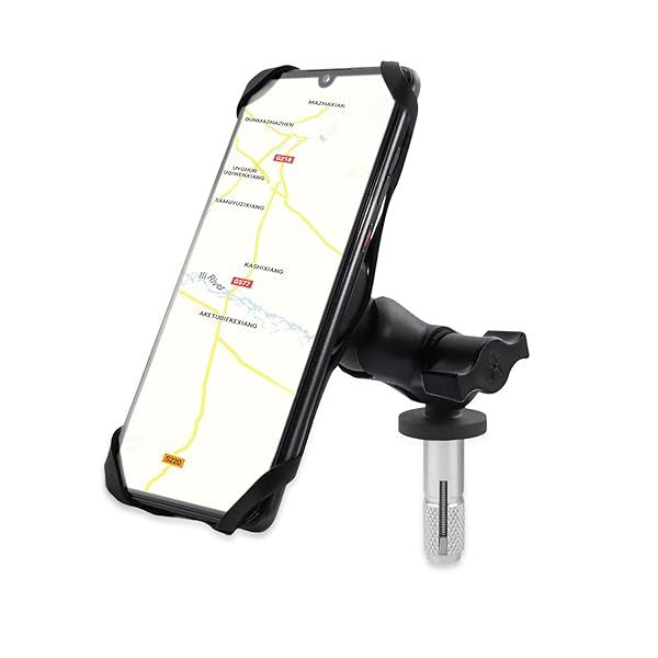 GUAIMI Motorcycle Phone Mount for GSX-R600 GSX-R750 YZF-R1 S1000RR ZX600 Ninja ZX-6RR ZX-14R ZZR1400 Fork Stem Holder 16-18mm