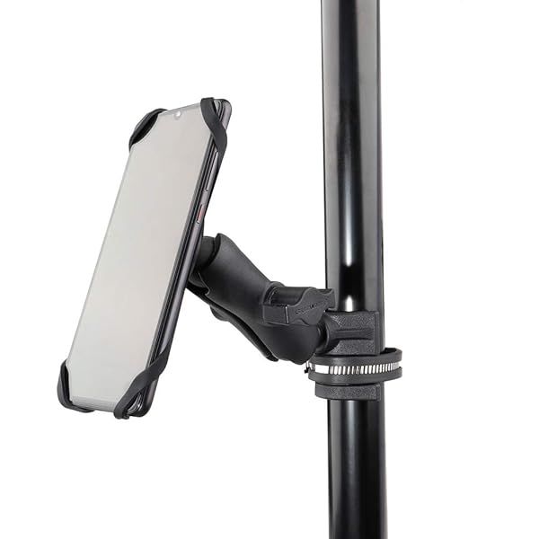 GUAIMI Motorcycle Phone Mount Magnetic Holder Universal Fit for Polaris RZR Teryx Rhino YXZ RZR 2020 Rails 1 to 2.1 Inches