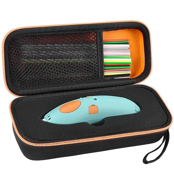 GWCASE Storage Organizer for 3Doodler Start Essentials 3D Pen Set Kids Carrying Holder for Printing Pens and Accessories Black