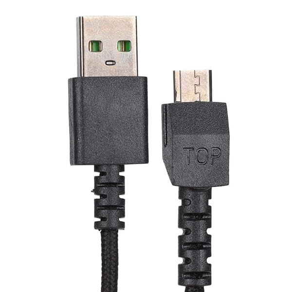 2.2M Gaming Mouse Cable for Razer/Super Mamba - Pure Copper Core USB Cable for Optimal Performance