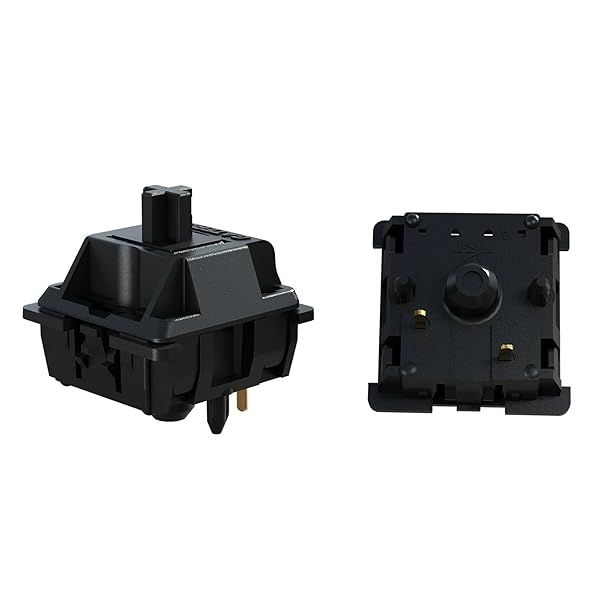 Gateron Oil King V2 55g Linear Pre Lubed Mechanical Keyboard Switches 110 PCS Custom Switches for Fast Performance