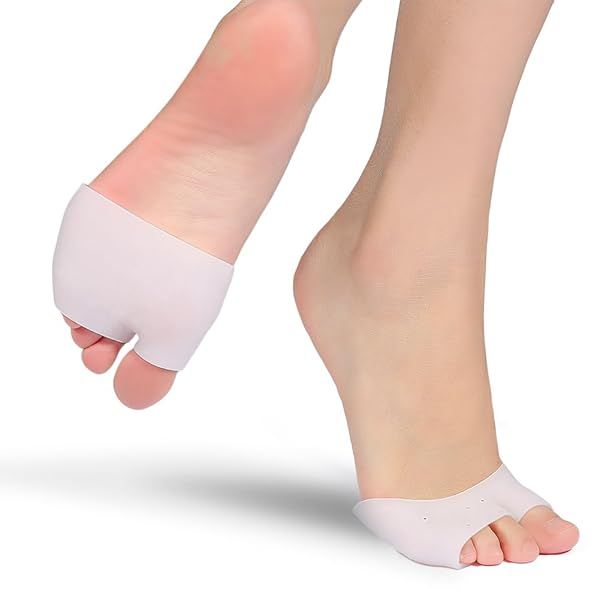 Gel Toe Protectors Silicone Bunion Sleeves for Foot Pain Relief Blisters Cushion Insoles for Runners Ballet and Footballers